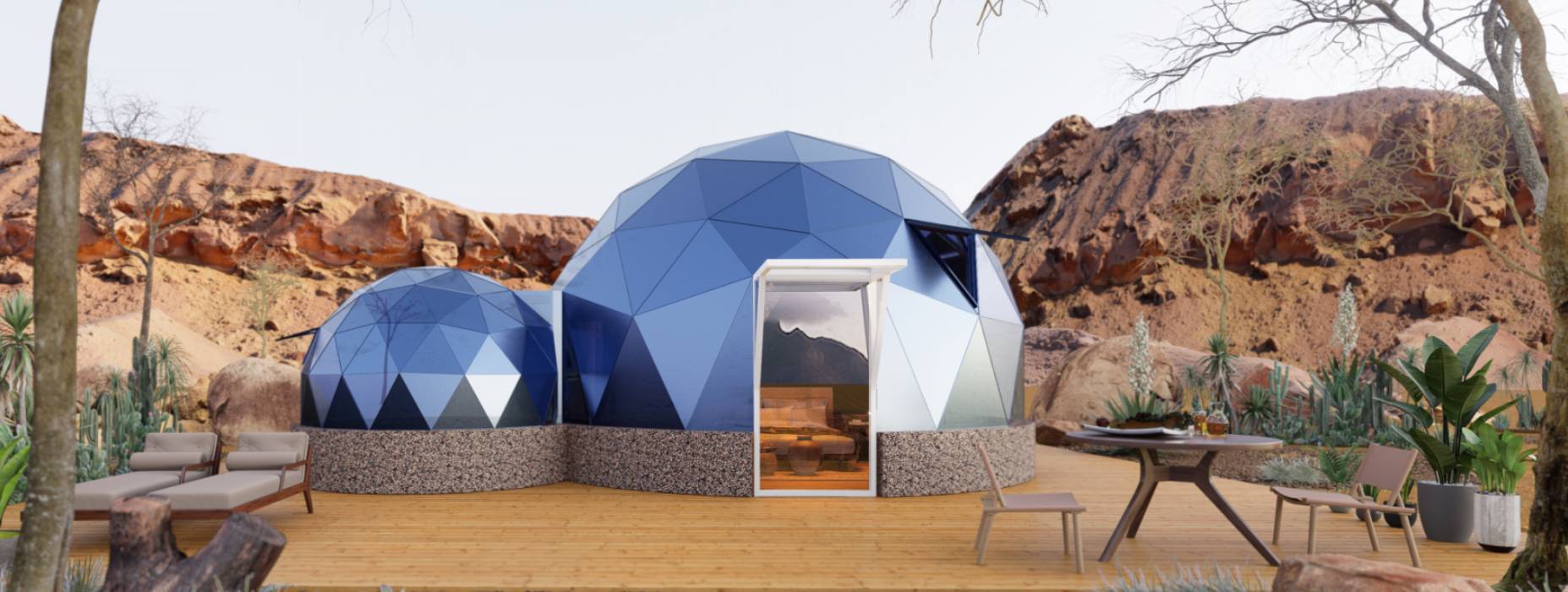 扎囊县球形智能光伏玻璃星空房